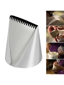 1pc Stainless Steel Piping Nozzle - Silver - View 4