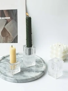 1 giá đỡ nến trong suốt - Trong sáng - Xem 5