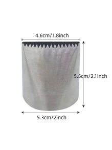 1pc Stainless Steel Piping Nozzle - Silver - View 6