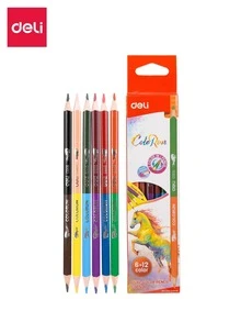 6 chiếc bút chì màu hỗn hợp - Nhiều màu - Xem 7