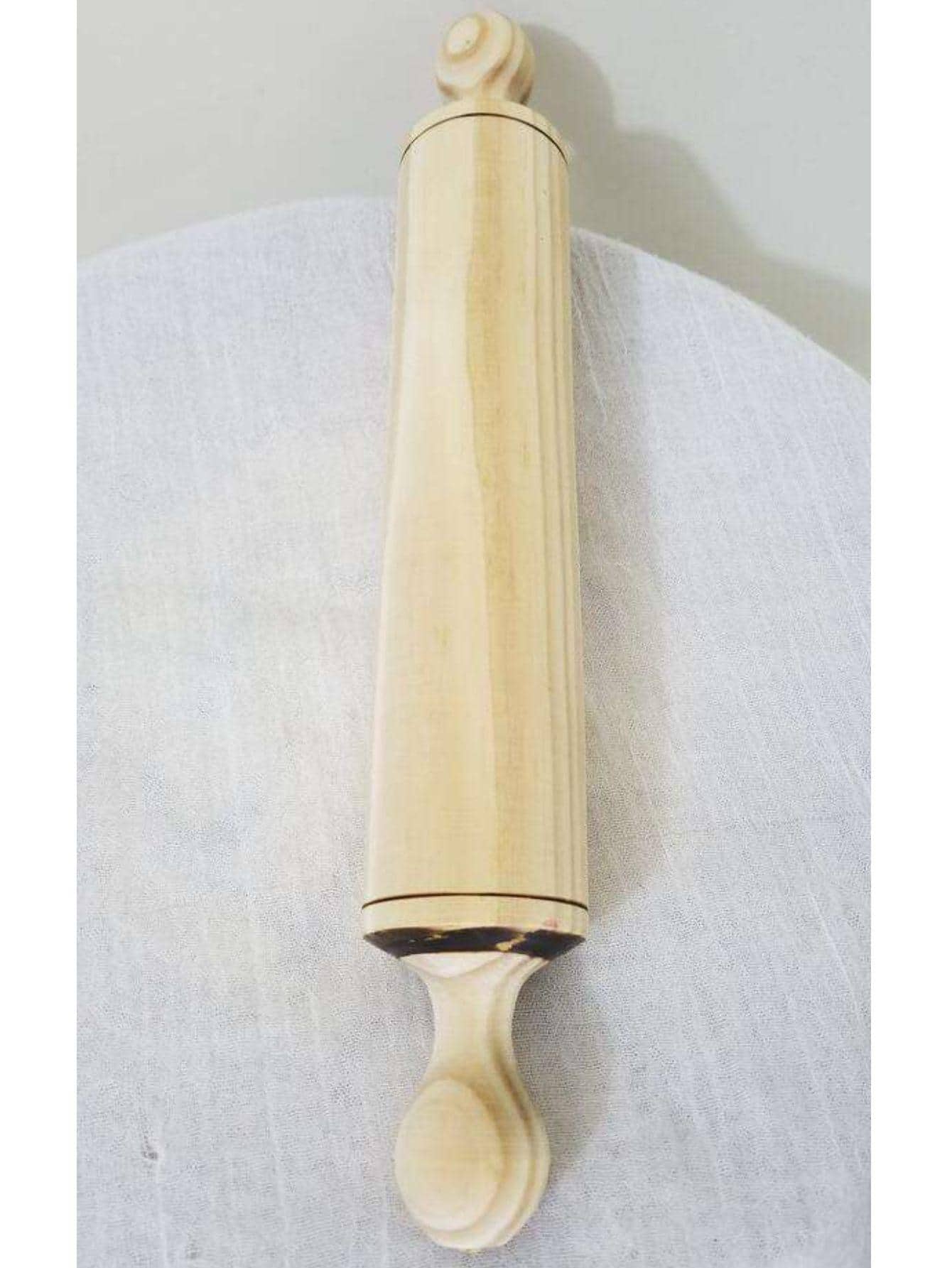 Rodillo Para Cocina Madera Repostería Restaurantes Amasador Panadería - Beis - Ver 1