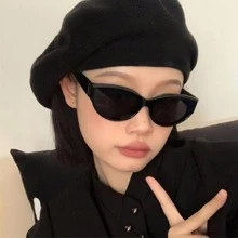 1pc Black Cat Eye Sunglasses For Back To School Sunglasses Beach Sun Glasses Beach Accessories For Women Sun Glasses Sunglasses Shades Basics And Suit For Sweater Jeans Sweatpants Hoodie Jackets Dress And Long Sleeve Shirt Fashionable Shade Elegant Outfit Family Outings Travel Vacation Holiday For Summer Beach Vacation,Outdoor,Travel