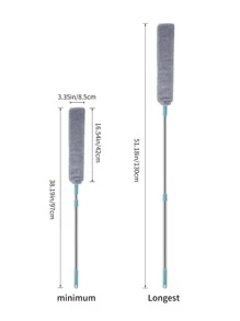 1pc Adjustable Cleaning Duster, Cleaning Brush Retractable Gap Dust Cleaner Under Appliance Microfiber Duster Dust Brush With Extension Pole Cleaning Duster For Bed High Ceilings Furniture Bottom Household Gap Duster - Multicolor - View 6