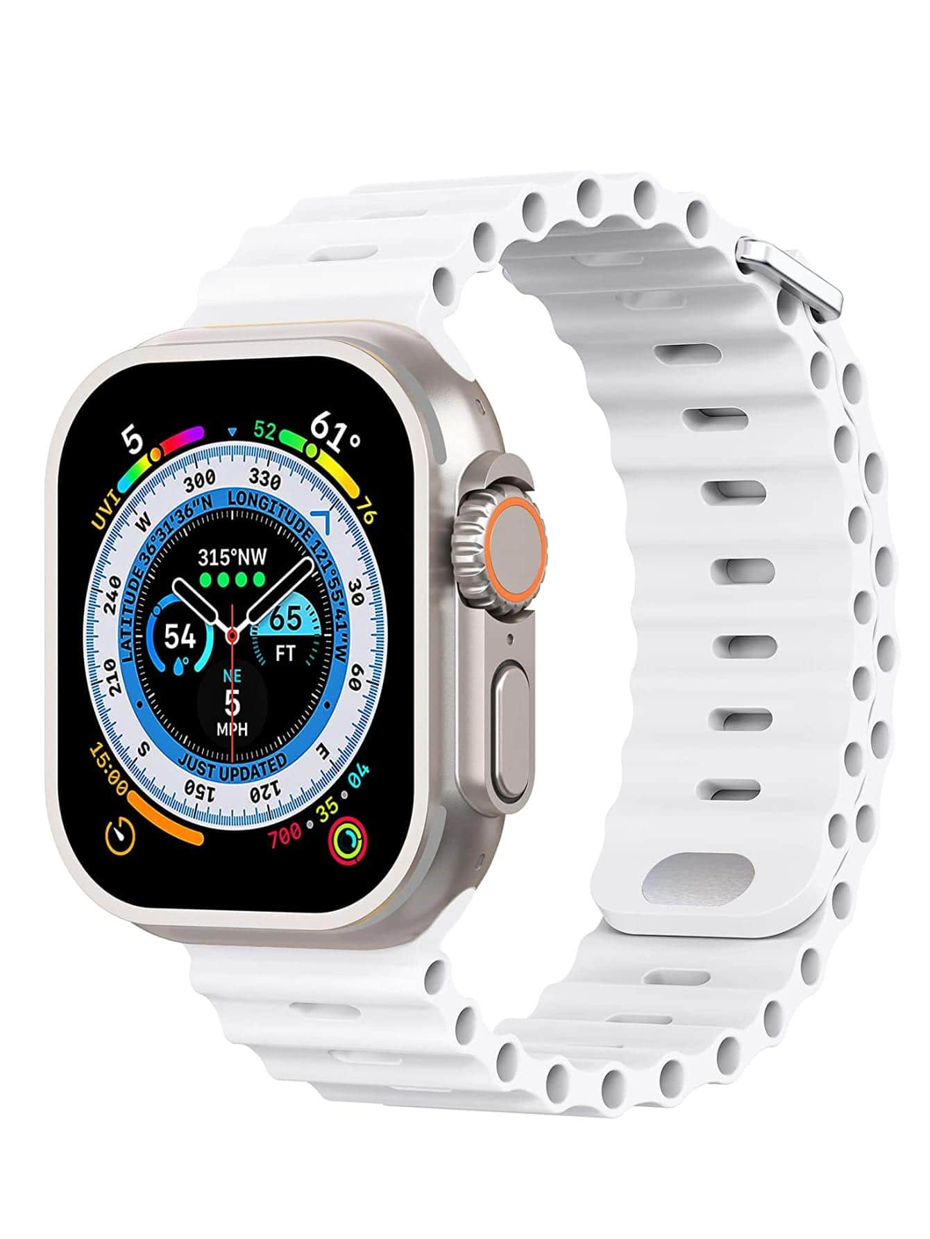 1pc Ocean Themed Soft Silicone Sport Replacement Wrist Band Strap