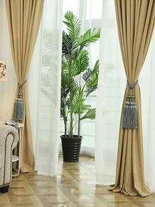 1 件现代奢华窗帘绳系带，简约窗帘挂球 DIY 配件