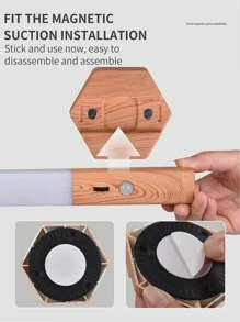 Led Motion Sensor Light, Battery-Operated Closet Light, Automatic Under Cabinet Lighting For Hallway, Staircase, Bedroom, Cabinet, Wardrobe - White - View 9