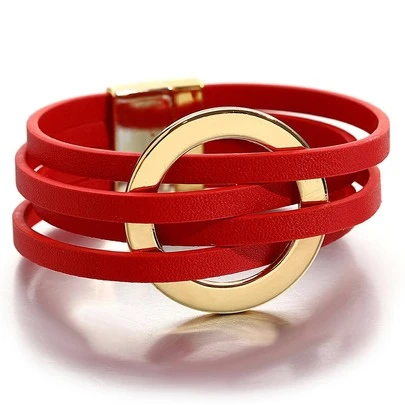 1 pièce Bracelet en cuir véritable minimaliste à boucle croisée, pour femmes - à la mode et polyvalent, convient pour le port quotidien, les vacances, le style bohème et plus encore. Un accessoire idéal comme cadeau pour maman, Noël, Thanksgiving, Halloween, mariage, fête/danse/rassemblement rave, port quotidien, ainsi que pour l'anniversaire, la Saint-Valentin, les cadeaux de demoiselle d'honneur.