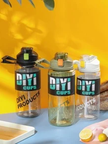 1 chai nước di động - xanh quân đội - Xem 8