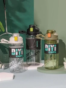 1 chai nước di động - xanh quân đội - Xem 6