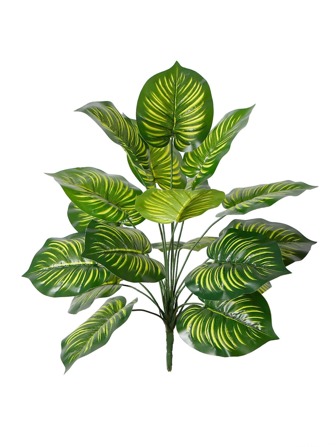 21.6 Inch Home Decor Artificial Plant Fake Plants Artificial Leaves Bundle Wall Accessories