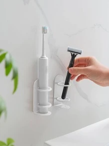 1 件多功能电动牙刷架，现代铁艺壁挂式牙刷收纳架，适用于浴室家居浴室装饰秋季装饰返校