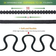 1pc TPE Garden Watering Hose - Black - View 7