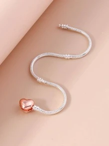 Vòng tay trang trí trái tim - Bạc - Xem 5