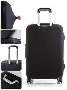 26-28 Inch Luggage Cover Suitcase Protector Cover Elastic Protective Cover For 18-28 Inch Suitcase - Black - View 4