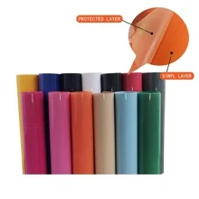 1卷25X30厘米植絨天鵝絨3D效果熱轉印乙烯基HTV電影DIY工藝品 - 淺藍色 - 查看 2