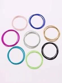 5 cái/bộ Vòng Tay Tối Giản - Vàng - Xem 5