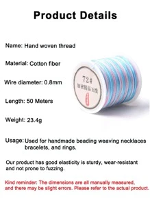 Phụ kiện trang sức DIY chuỗi 1 cuộn - Nhiều màu - Xem 6