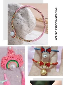 Phụ kiện trang sức DIY chuỗi 1 cuộn - Nhiều màu - Xem 4