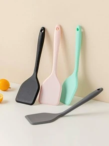 1入組矽膠烹飪鍋鏟 - 黑色 - 查看 2