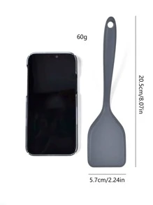 1入組矽膠烹飪鍋鏟 - 黑色 - 查看 5