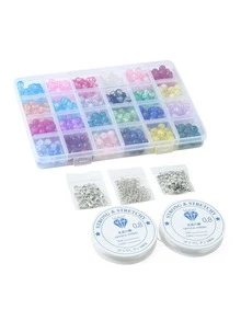 1 hộp Bộ phụ kiện trang sức DIY - Nhiều màu - Xem 2