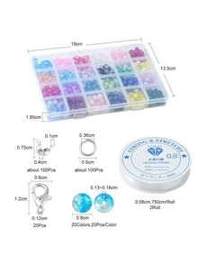 1 hộp Bộ phụ kiện trang sức DIY - Nhiều màu - Xem 4