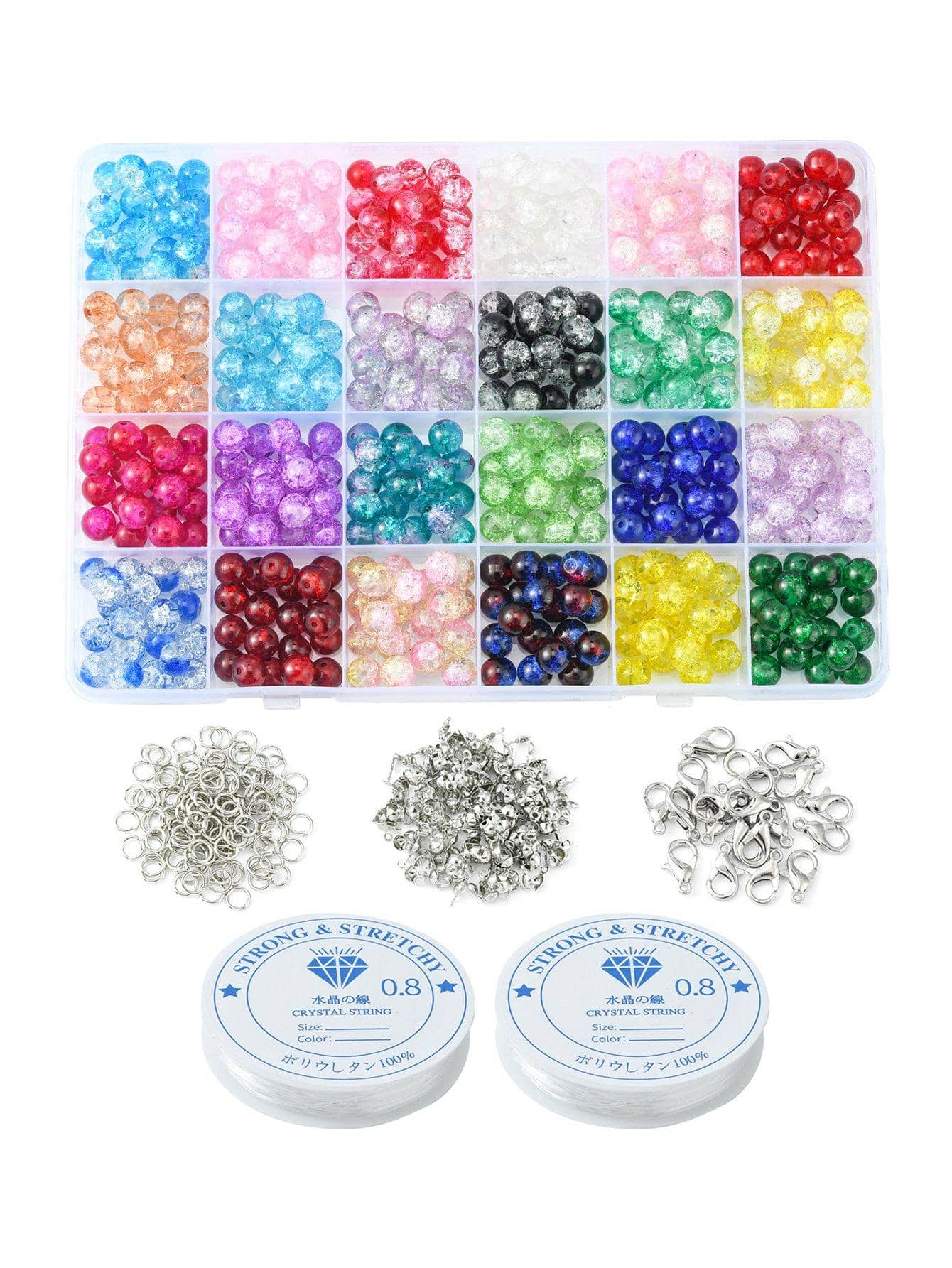 1 hộp Bộ phụ kiện trang sức DIY - Nhiều màu - Xem 1