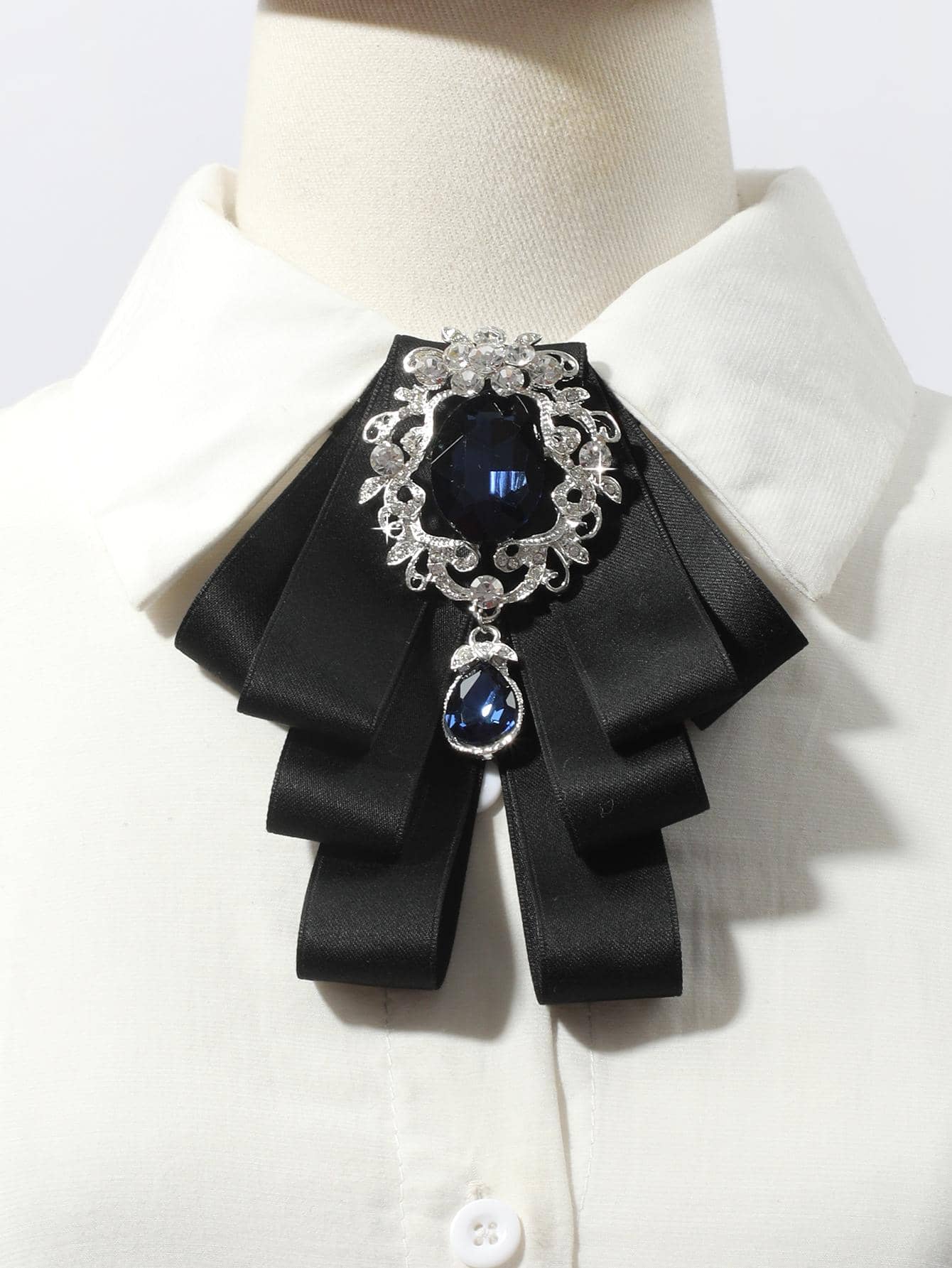 女士領結 - 黑色 - 查看 1