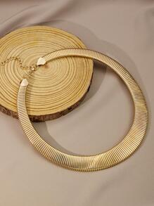 Minimalist Chain Necklace - Gold - View 2