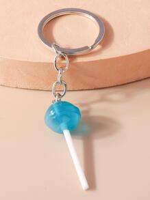 Lollipop Charm Keychain Casual Car Accessories Bag Charm Backpack For School - Blue - View 3