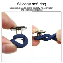 6pcs Metal Button Extender - Multicolor - View 10