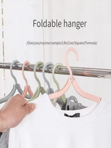 4 Gói Ghim quần áo có thể gập lại đầy màu sắc, Ghim quần áo có thể tháo rời bằng nhựa dành cho hộ gia đình - Nhiều màu - Xem 6