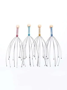 1 件头皮按摩机、学校、返校、旅行、旅行必需品、家居必需品、水疗、按摩工具、按摩、按摩器、水疗 - 彩色 - 查看 9