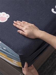 1 Phim Hoạt Hình Con Hổ & Chữ Đồ Họa Trang Bị Tấm, Vải Trang Bị Tấm Đáy Cho Phòng Ngủ - Nhiều màu - Xem 7