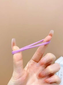 300 chiếc dây buộc tóc tối giản cho bé gái để trang trí hàng ngày - Nhiều màu - Xem 5