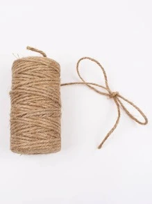 1roll Solid DIY Hemp Rope - Brown - View 3