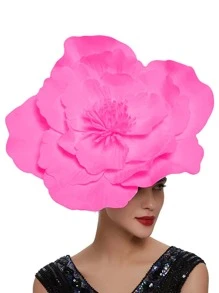 Trang trí đầu và mũ - Màu Hồng Tươi - Xem 1