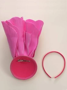 Trang trí đầu và mũ - Màu Hồng Tươi - Xem 4