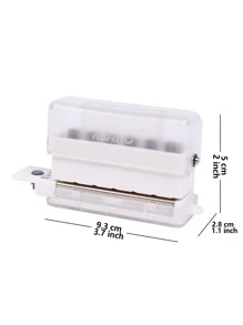 KW-TRIO 1 Cái Dụng Cụ Bấm Lỗ Đồ Họa Chữ Cái Ngẫu Nhiên, Bấm Lỗ Tay Cầm Đơn Giản Cho Văn Phòng, Trường Học - trắng - Xem 4