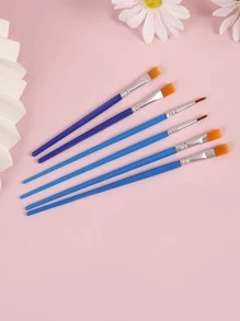 30入組藍色的藝術極簡風格多用途顔料刷適用於學校學生