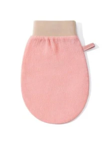 1入組雙色去角質沐浴現代織物去死皮身體洗滌器適用於浴室 - 藍色 - 查看 4