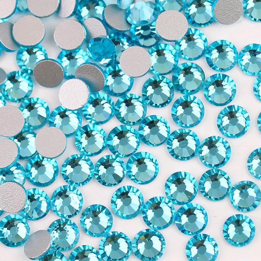 720pcs/pack DIY Rhinestone Decoration, Modern Crystal Rhinestone For DIY Decoration - Teal Blue - View 1