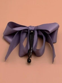 1 cái kẹp tóc trang trí nơ cho phụ nữ thanh lịch cho cuộc sống hàng ngày - Bụi tím - Xem 6