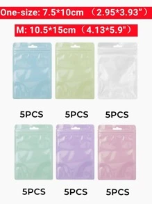 30 chiếc túi đóng gói nhỏ màu hỗn hợp - Nhiều màu - Xem 4
