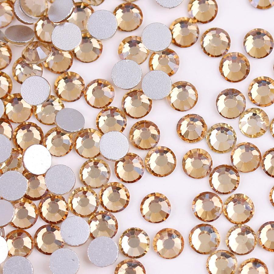 720 cái/gói Trang trí bằng đá tự làm, Đá pha lê hiện đại để trang trí DIY - Màu be - Xem 1