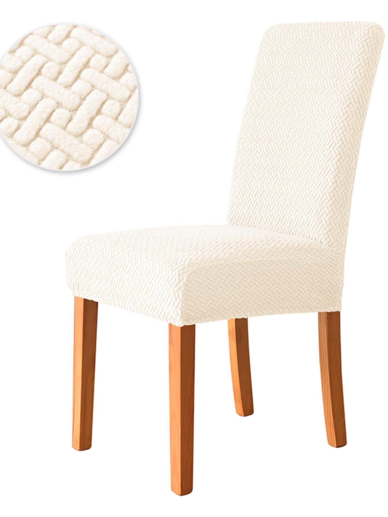 1 cái/4 cái Vỏ bọc ghế ăn bằng vải thun Jacquard Spandex Vỏ bọc ghế gia đình cho nhà bếp tiệc cưới