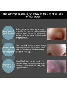 2 piezas Bioaqua Mascarilla de Carbón Activado para Puntos Negros y Acné para Piel Grasa 60mL 60g - Negro - Ver 3