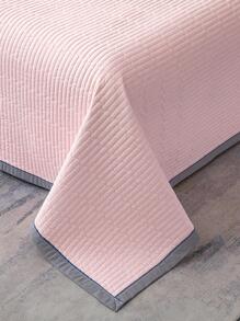 Solid Color Quilted Bedspread, Baby Pink Quilt, For Bedroom - Baby Pink - View 4