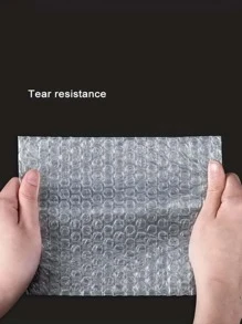 100 Cái/gói 15*20 Cm Túi Bong Bóng Trong Suốt Chống Sốc Cho Chuyển Phát Nhanh, bọt Nhựa Bong Bóng Bọc Thảm - Trong sáng - Xem 7