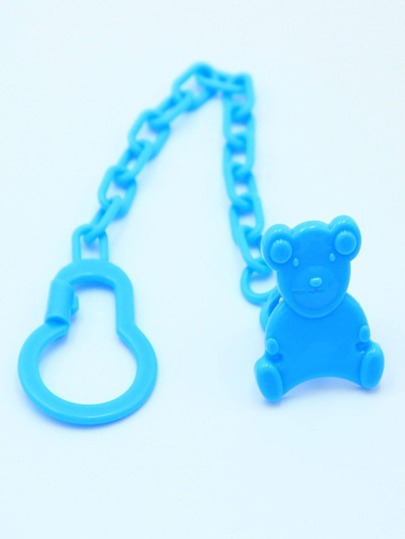 1pc PP Pacifier Clip, Cute Bear Decor Pacifier Chain Clip For Household